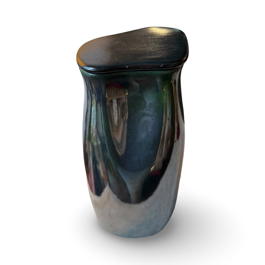 Gunmetal lidded Icebox Carafe