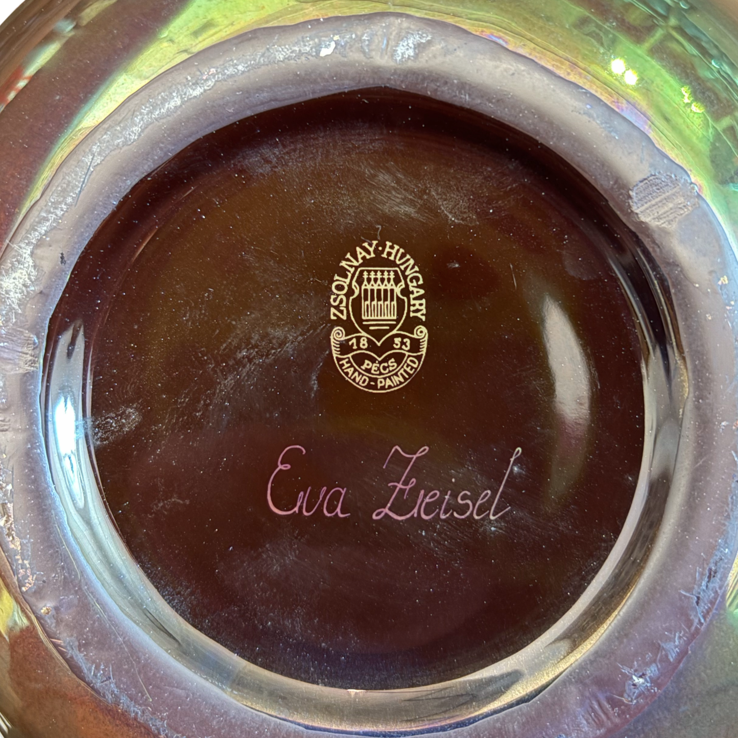 Zsolnay Fig Covered Jar