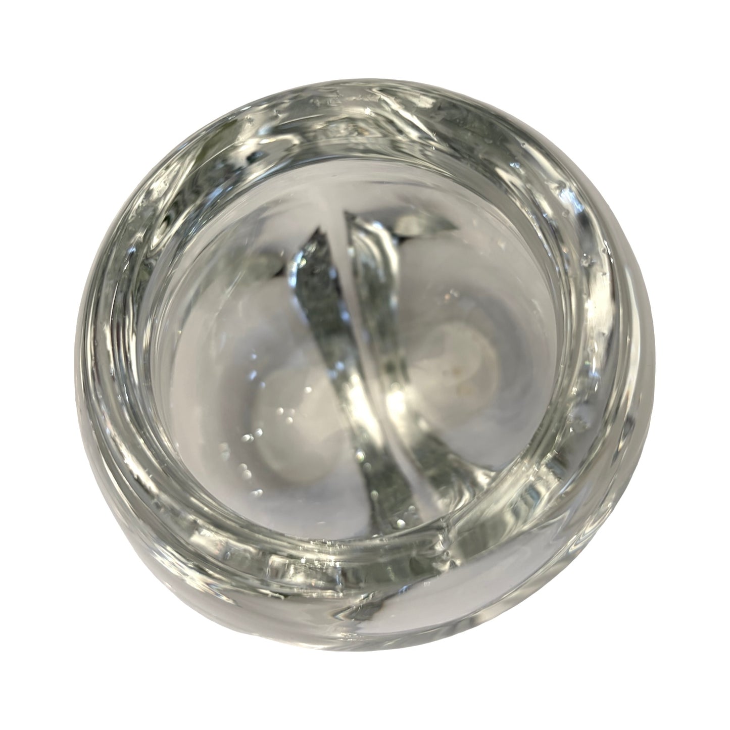 Hand-Blown Crystal Bowl