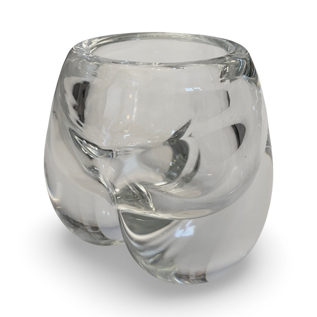 Hand-Blown Crystal Bowl