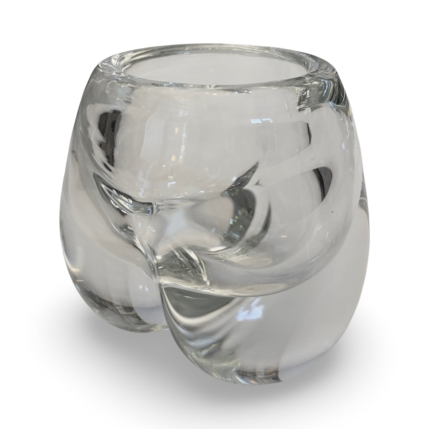 Hand-Blown Crystal Bowl