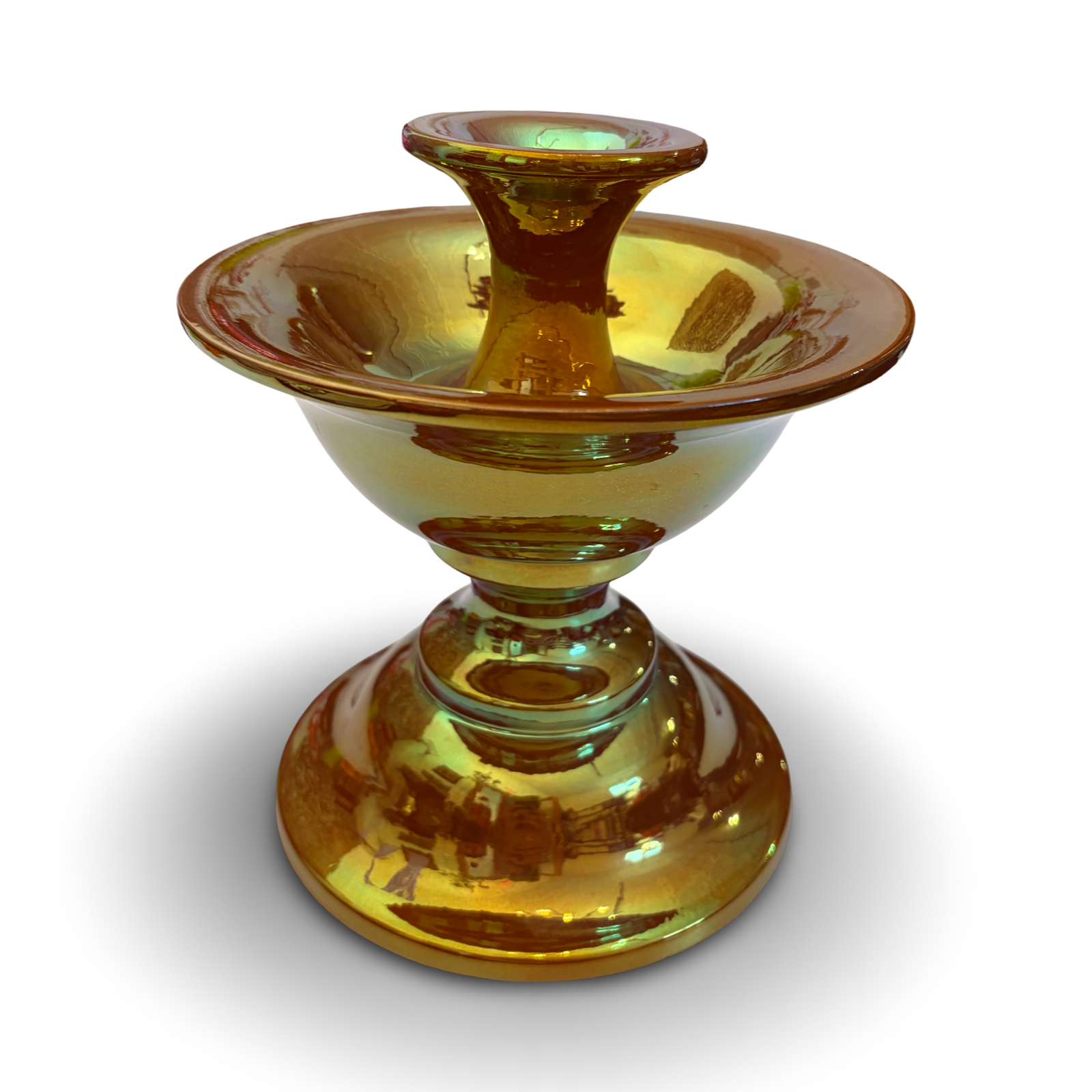 Large Zsolnay Glaze Candlestick