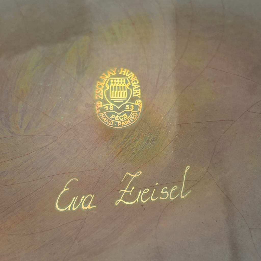 Large Zsolnay Glaze Candlestick