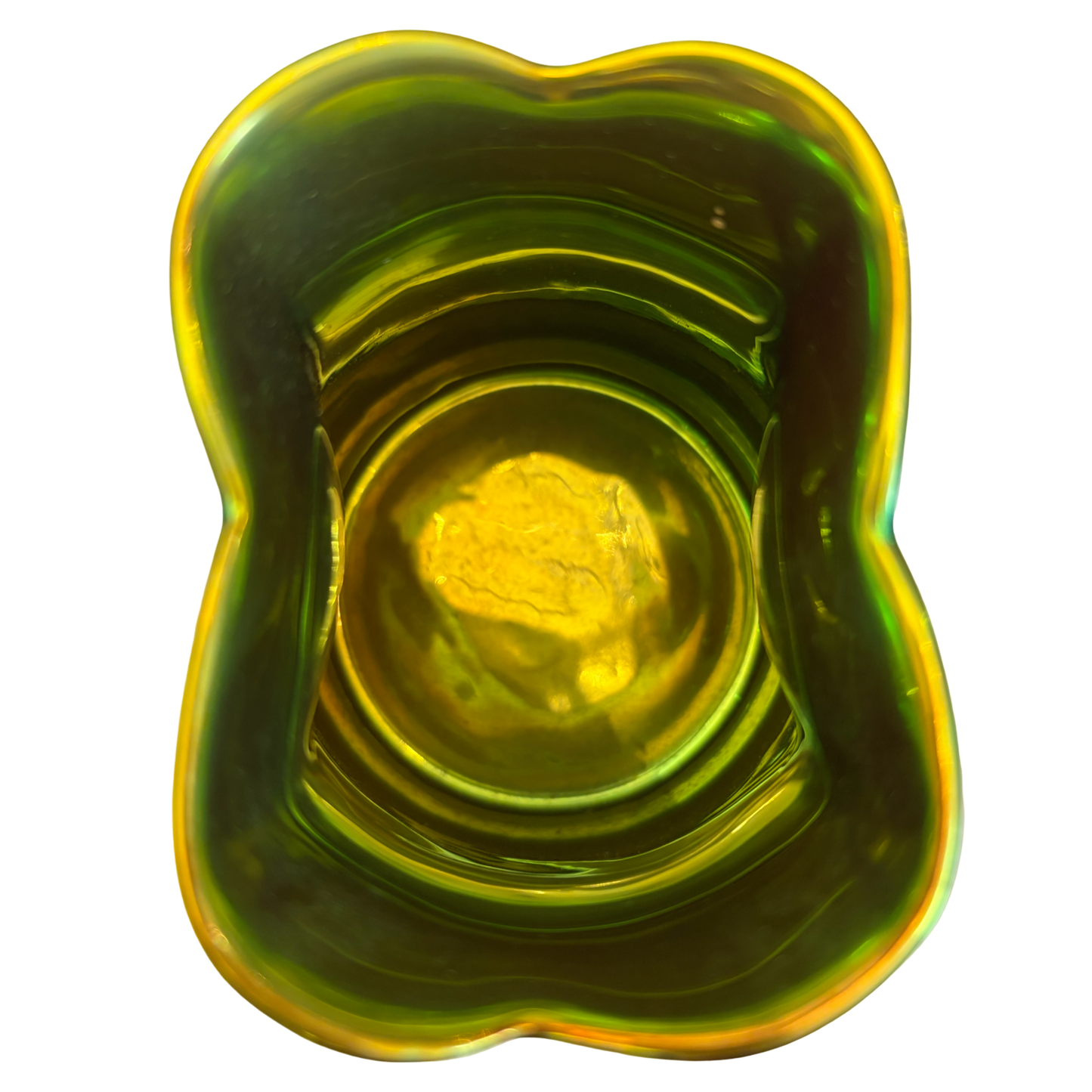 Small Green Zsolnay Porcelain Vessel