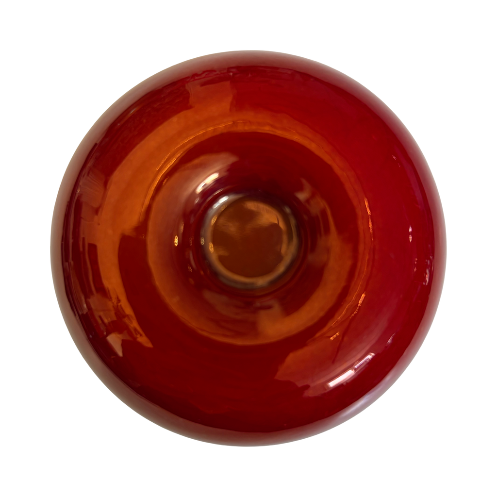 Small Red “Apple” Zsolnay Candleholder