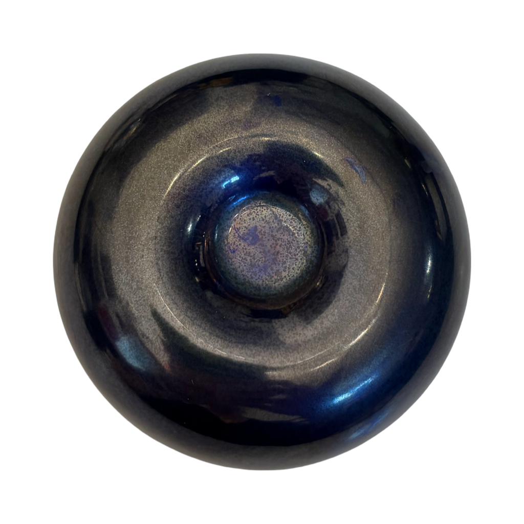 Small Blue Zsolnay Candleholder