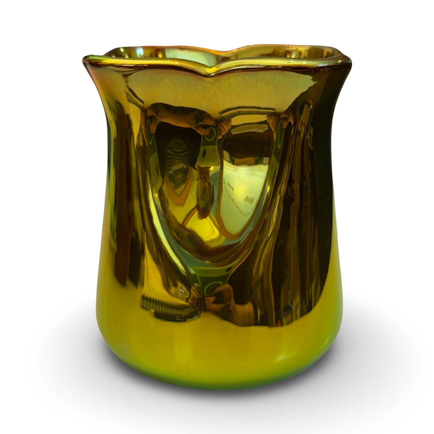 Small Green Zsolnay Porcelain Vessel