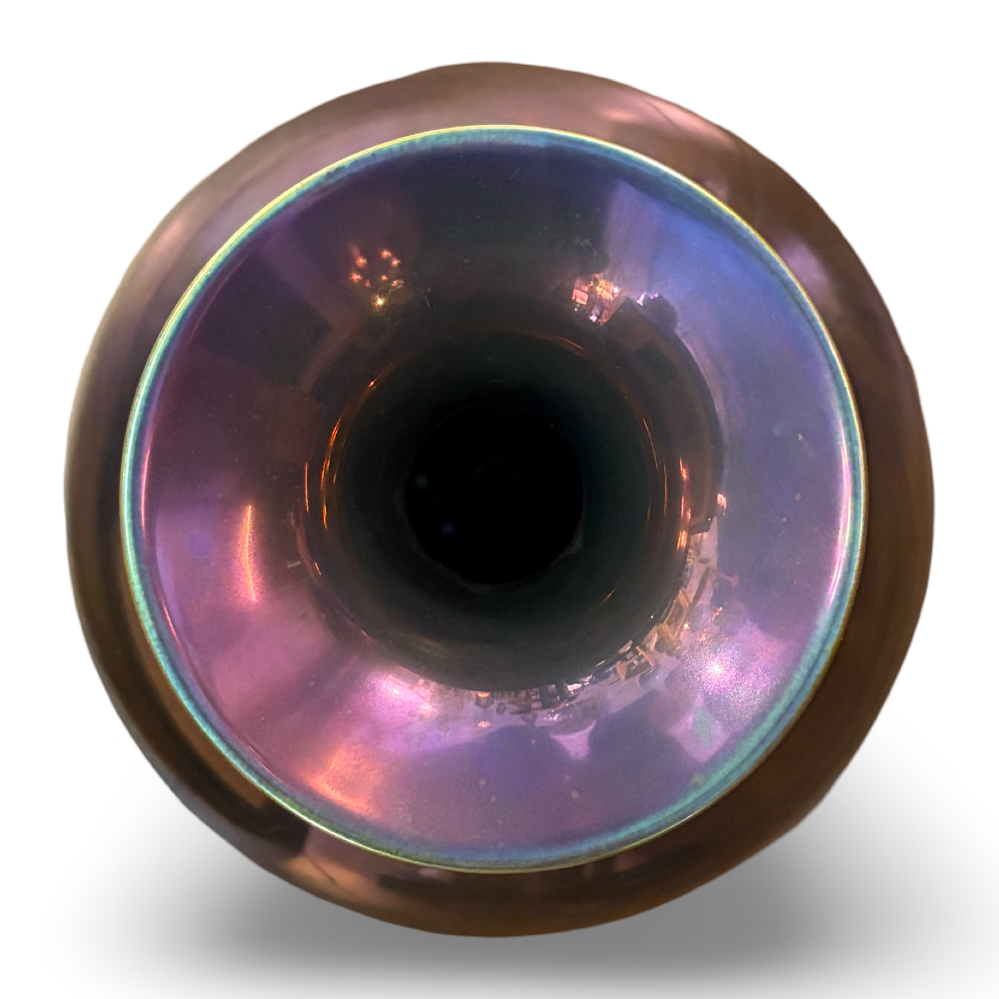 Large Purple Zsolnay Vase