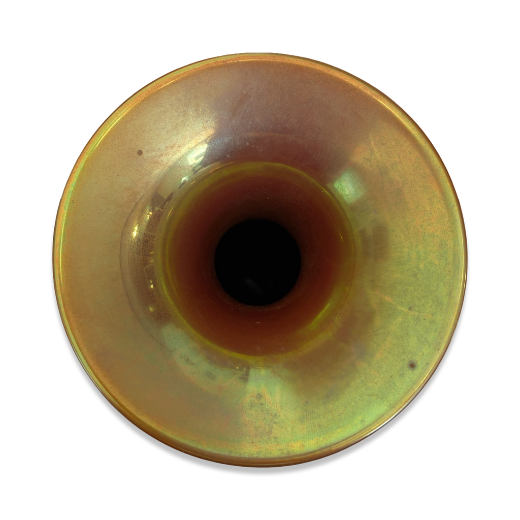 Large Copper Color Zsolnay Vase