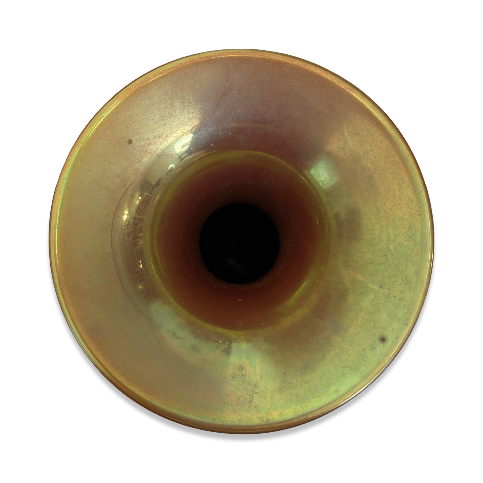 Large Copper Color Zsolnay Vase