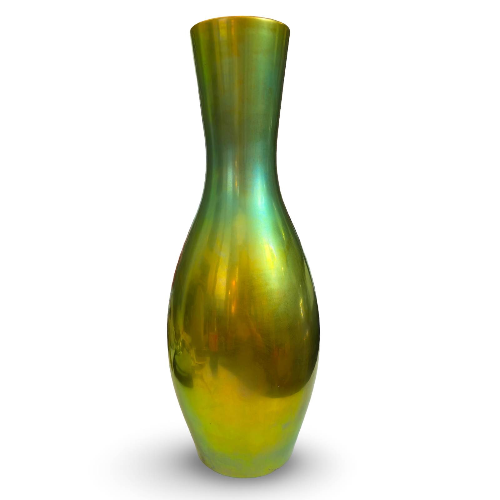 Large Green Zsolnay Vase