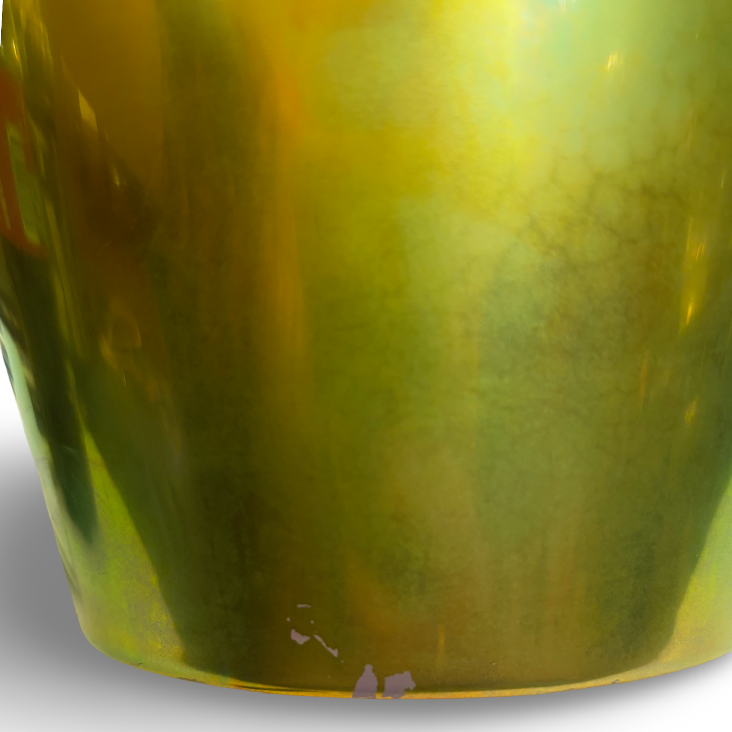 Large Green Zsolnay Vase