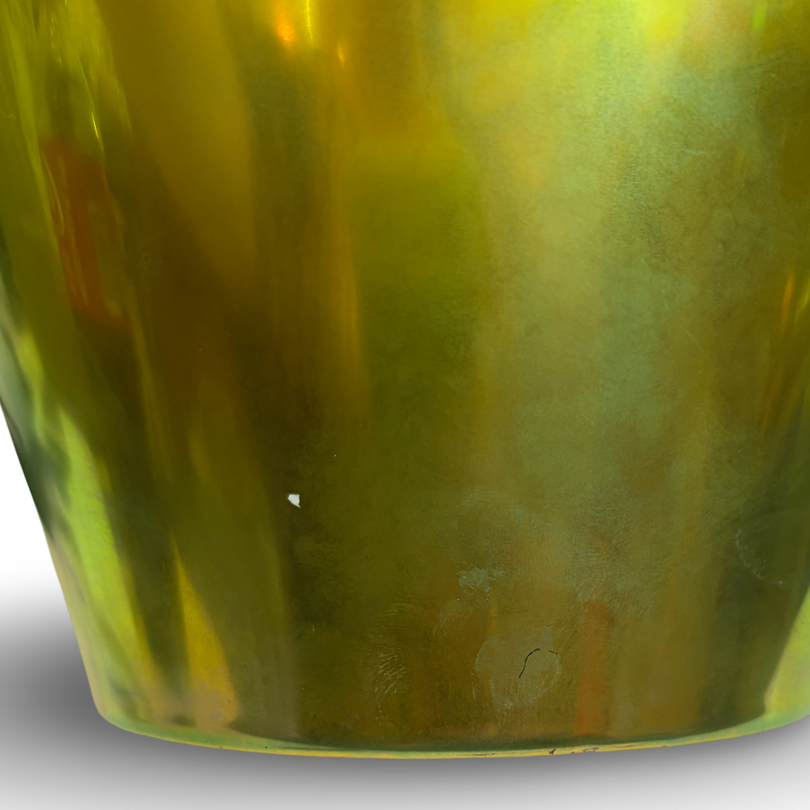 Large Green Zsolnay Vase