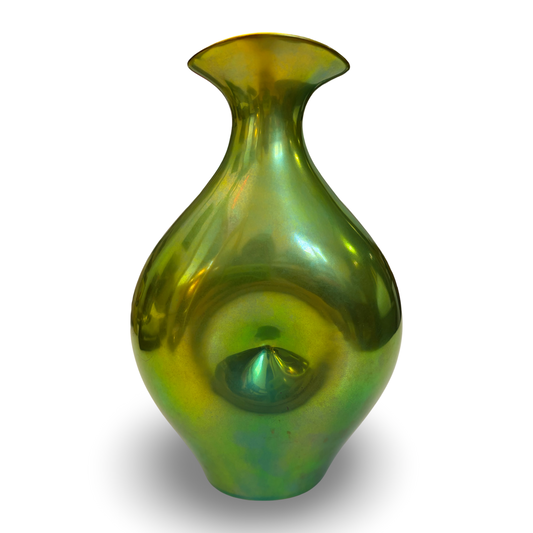 Green Belly Button Vase