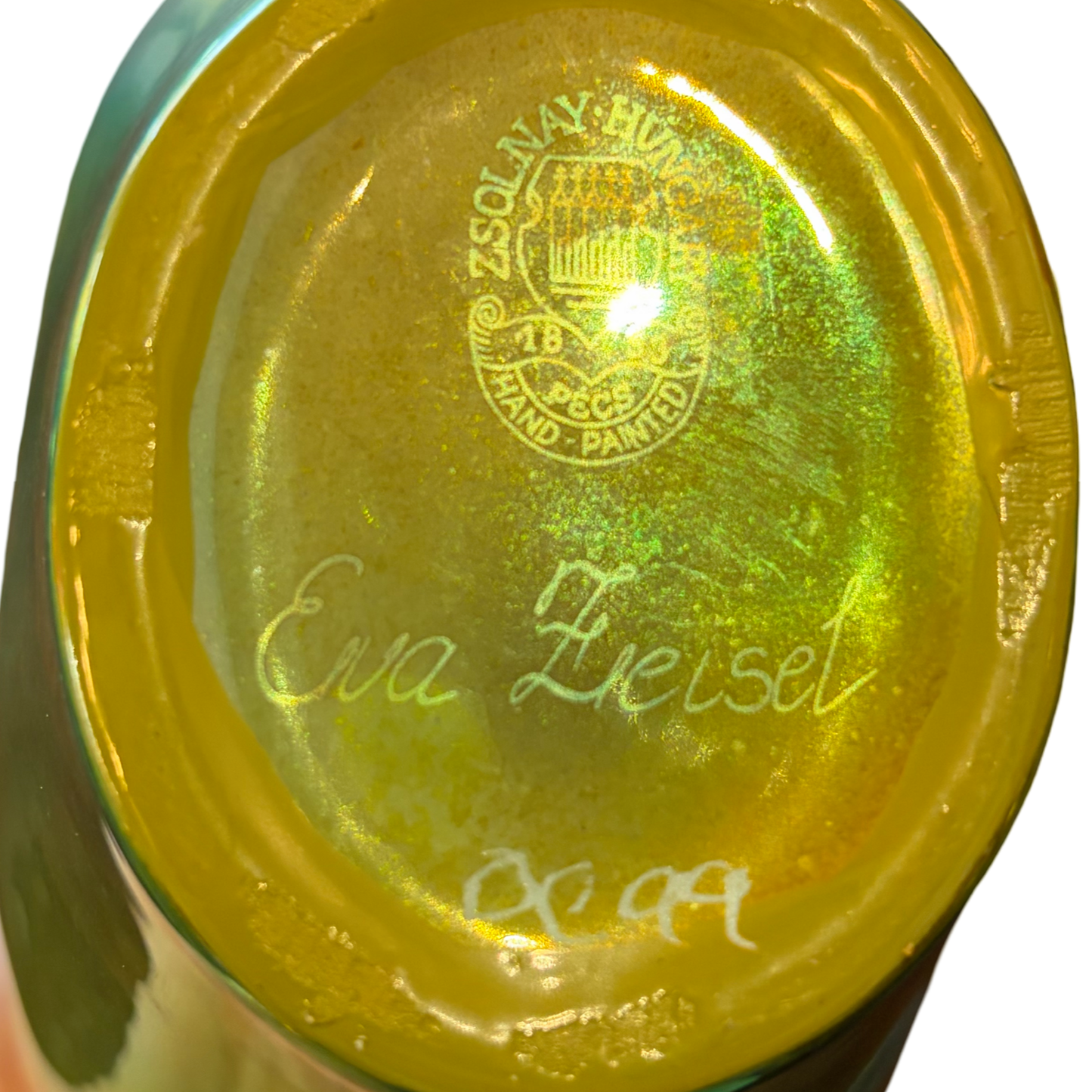 Green Belly Button Vase