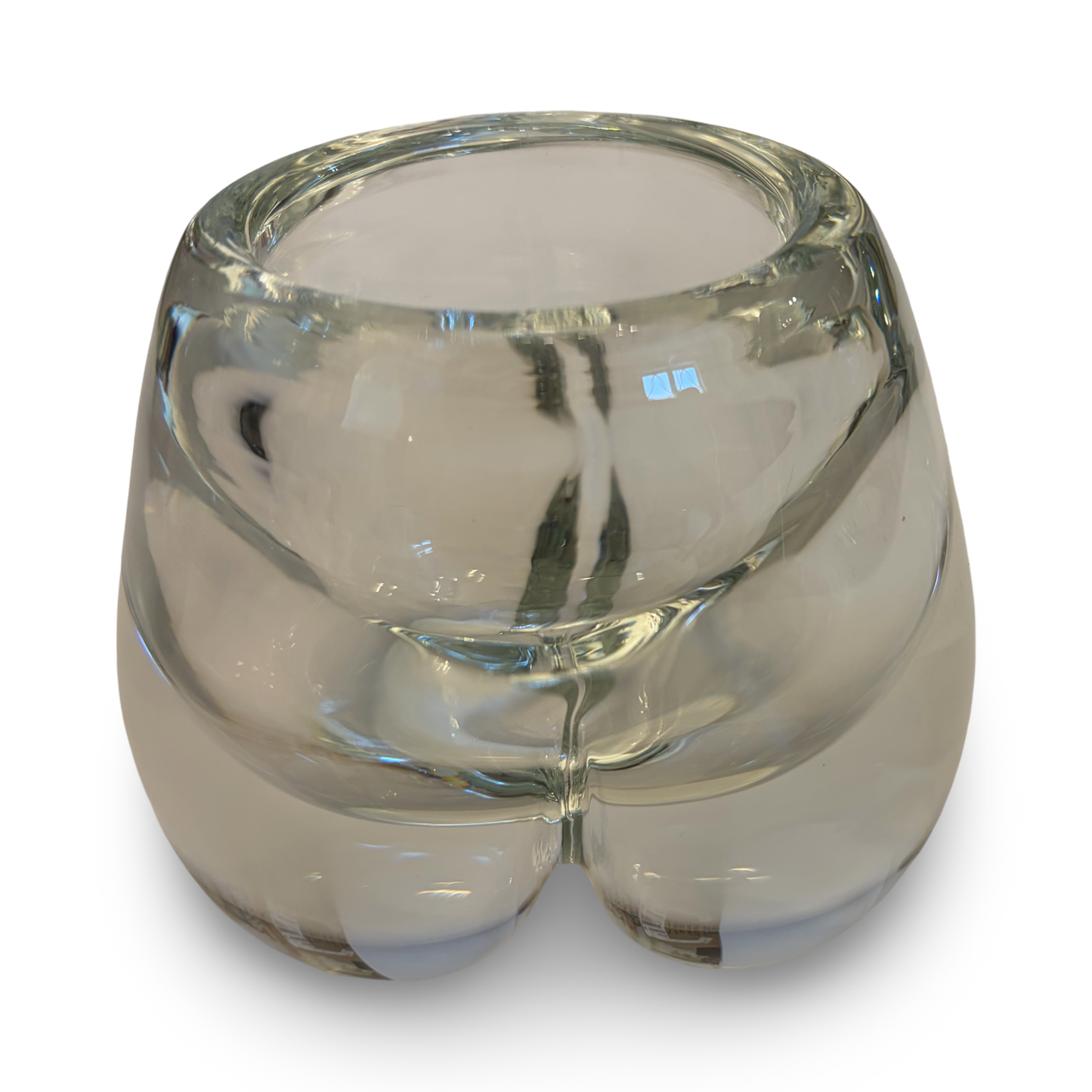 Hand-Blown Crystal Bowl