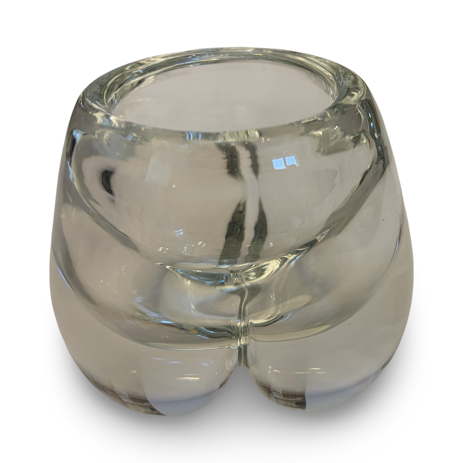Hand-Blown Crystal Bowl