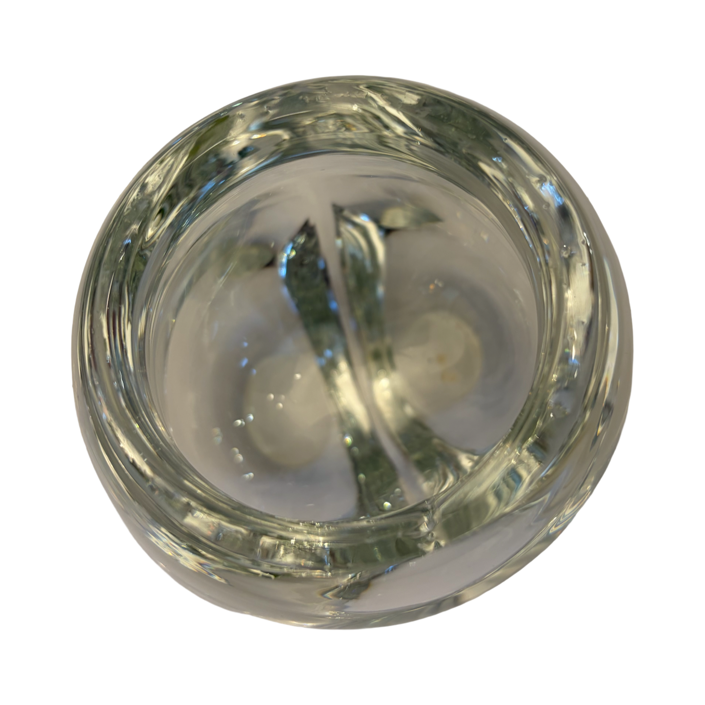 Hand-Blown Crystal Bowl