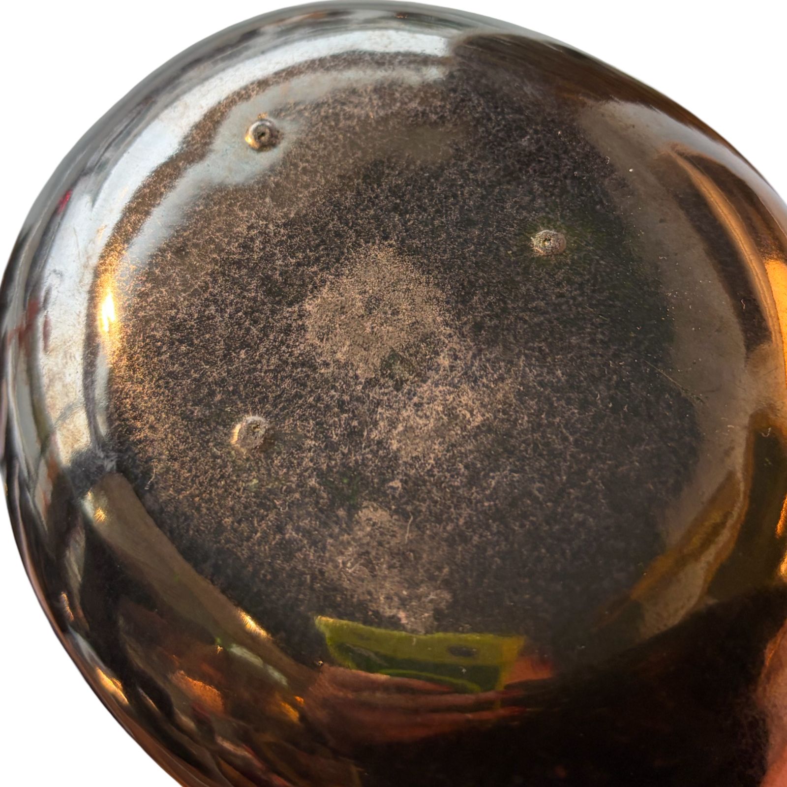 Gunmetal Glazed Earthenware Bud Vase