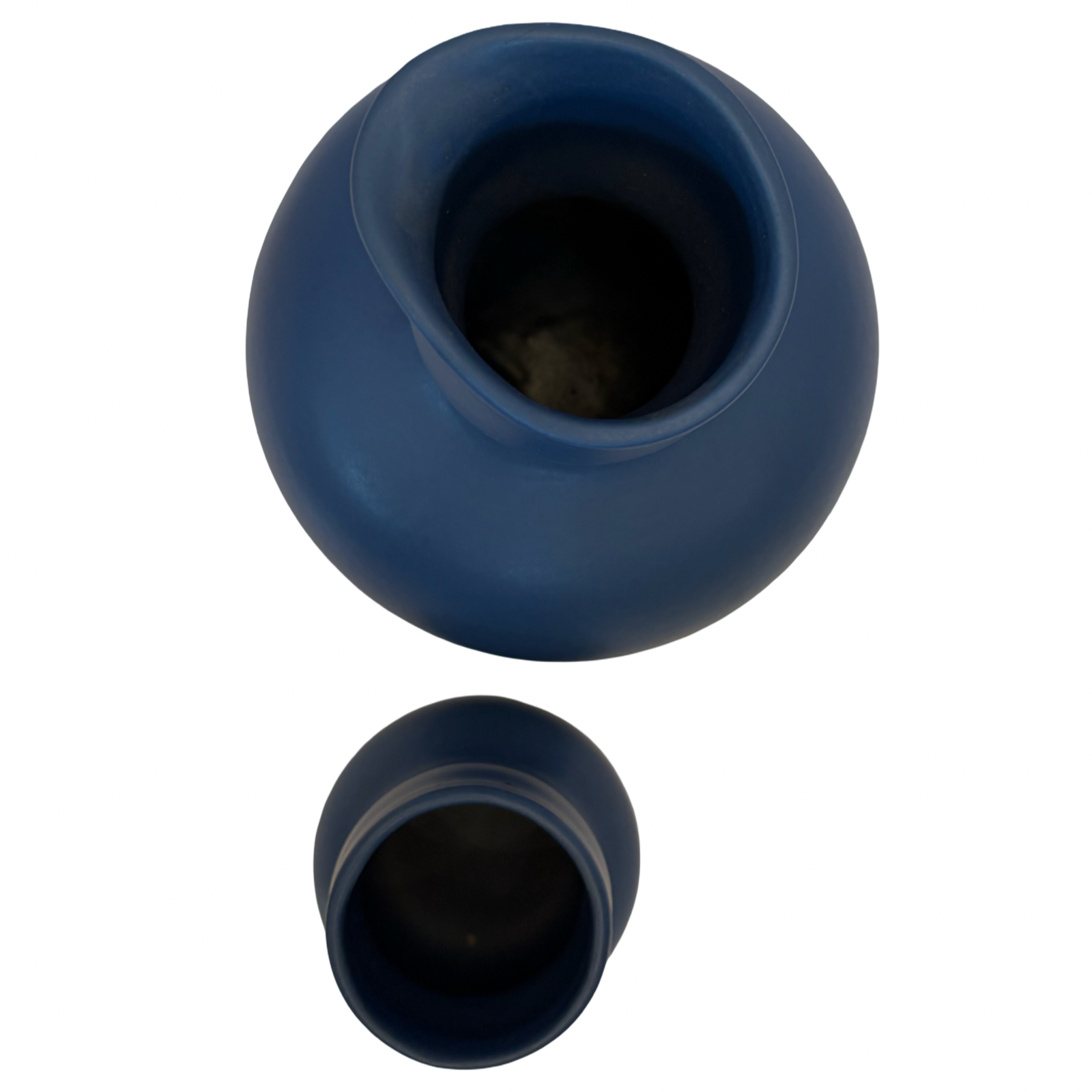 Blue Carafe and Cup Set