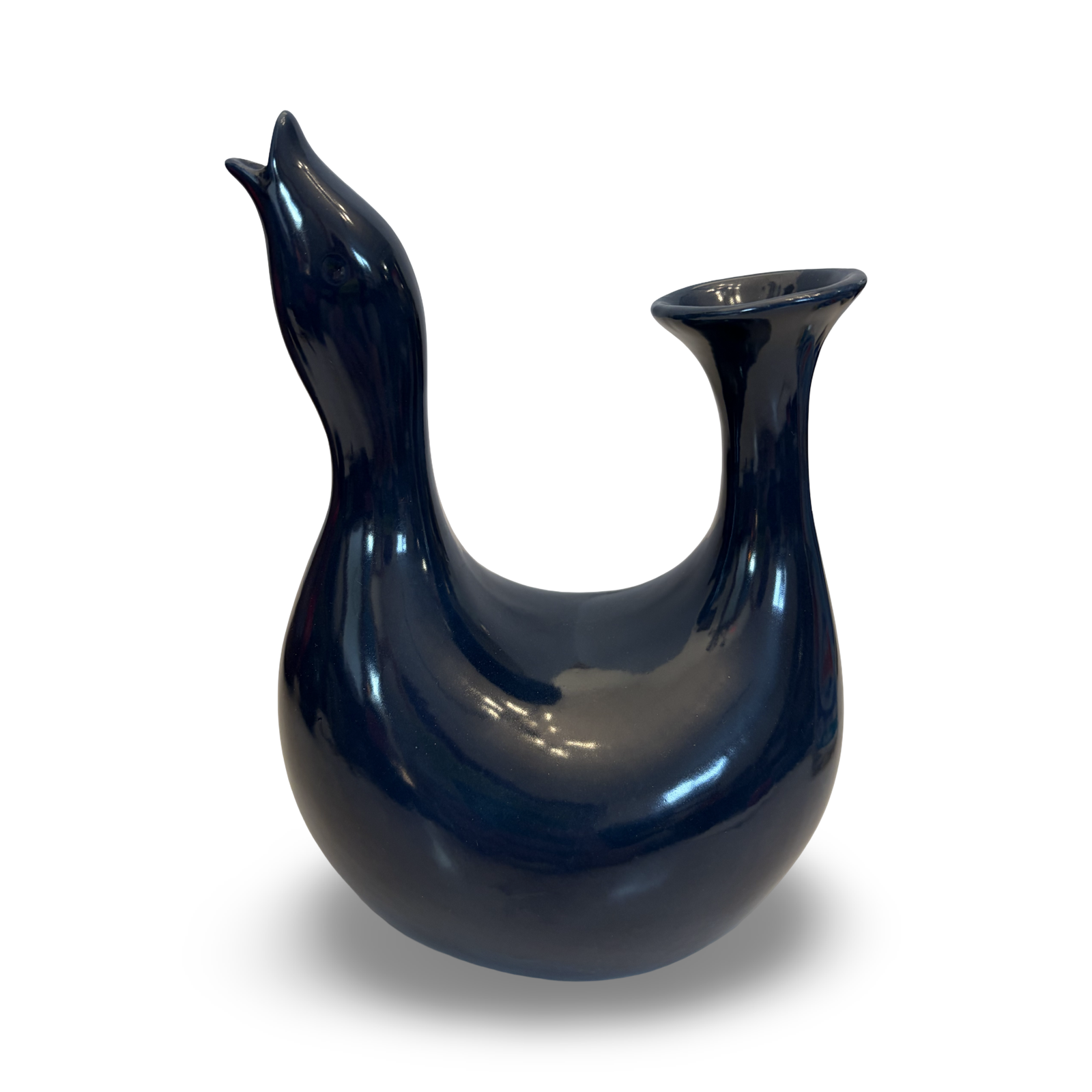 Dark Blue, Bird ‘Bud’ Vase