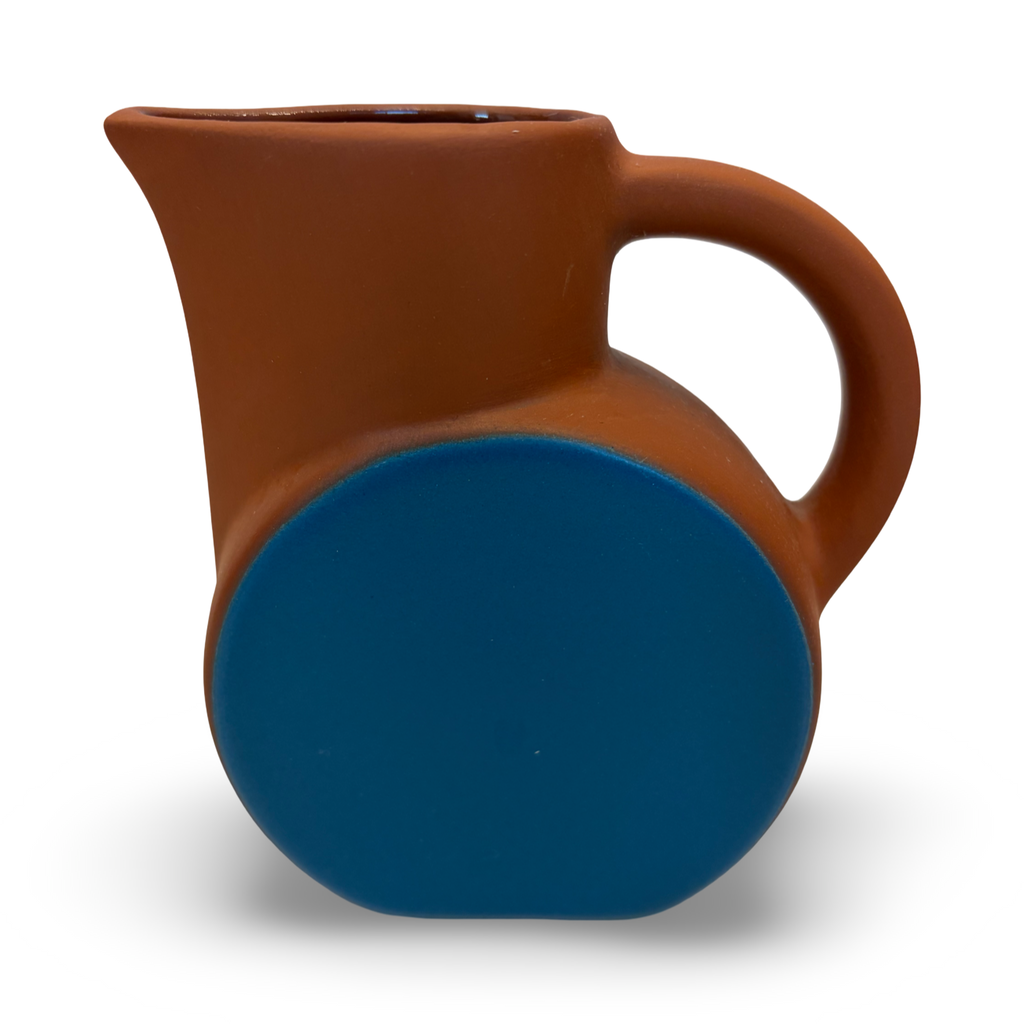 Blue Terracotta Schramberg Pitcher