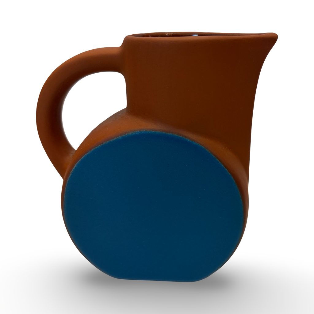 Blue Terracotta Schramberg Pitcher