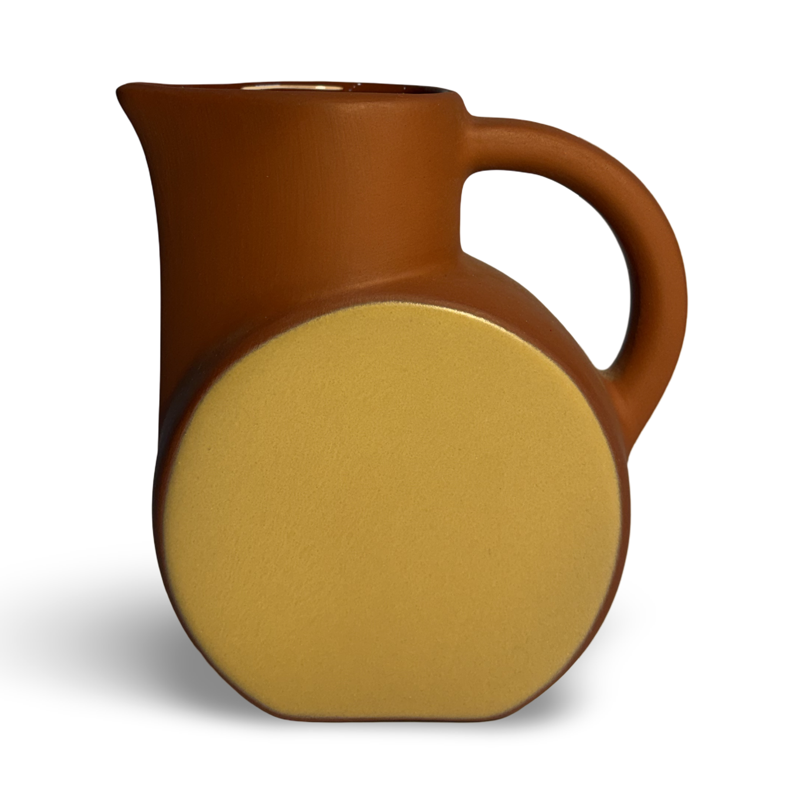 Small Yellow Terracotta Schramberg Pitcher