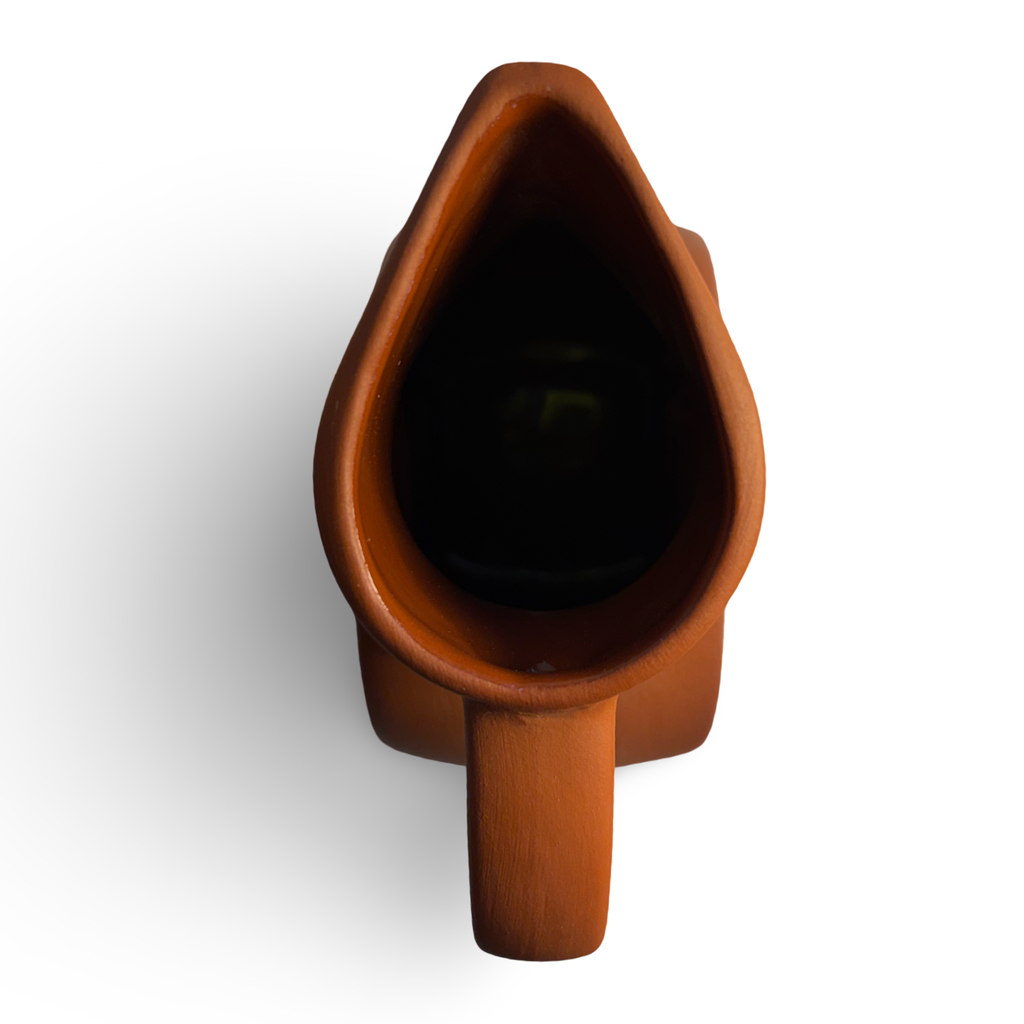 Small Yellow Terracotta Schramberg Pitcher