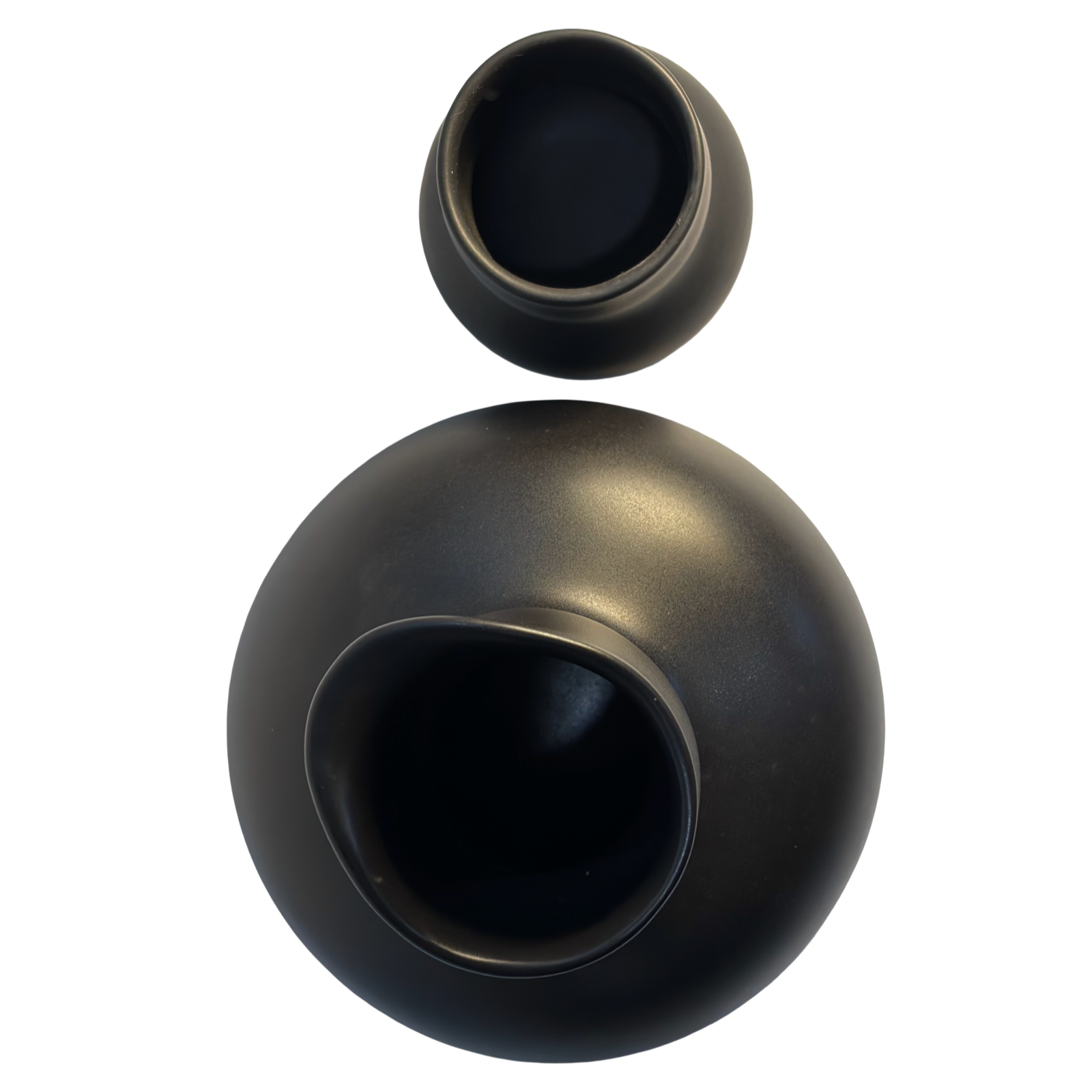 Black Decanter and Cup Set