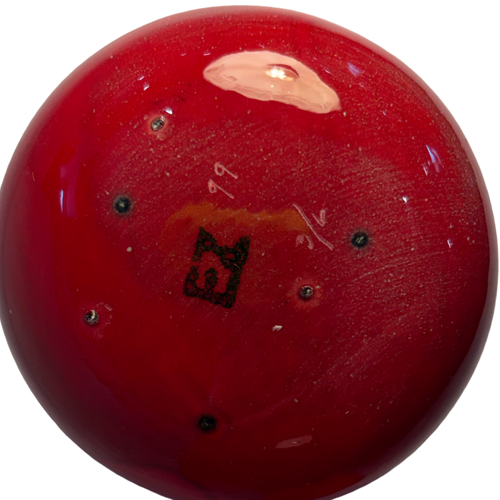 Unique red carafe and drinking vessel