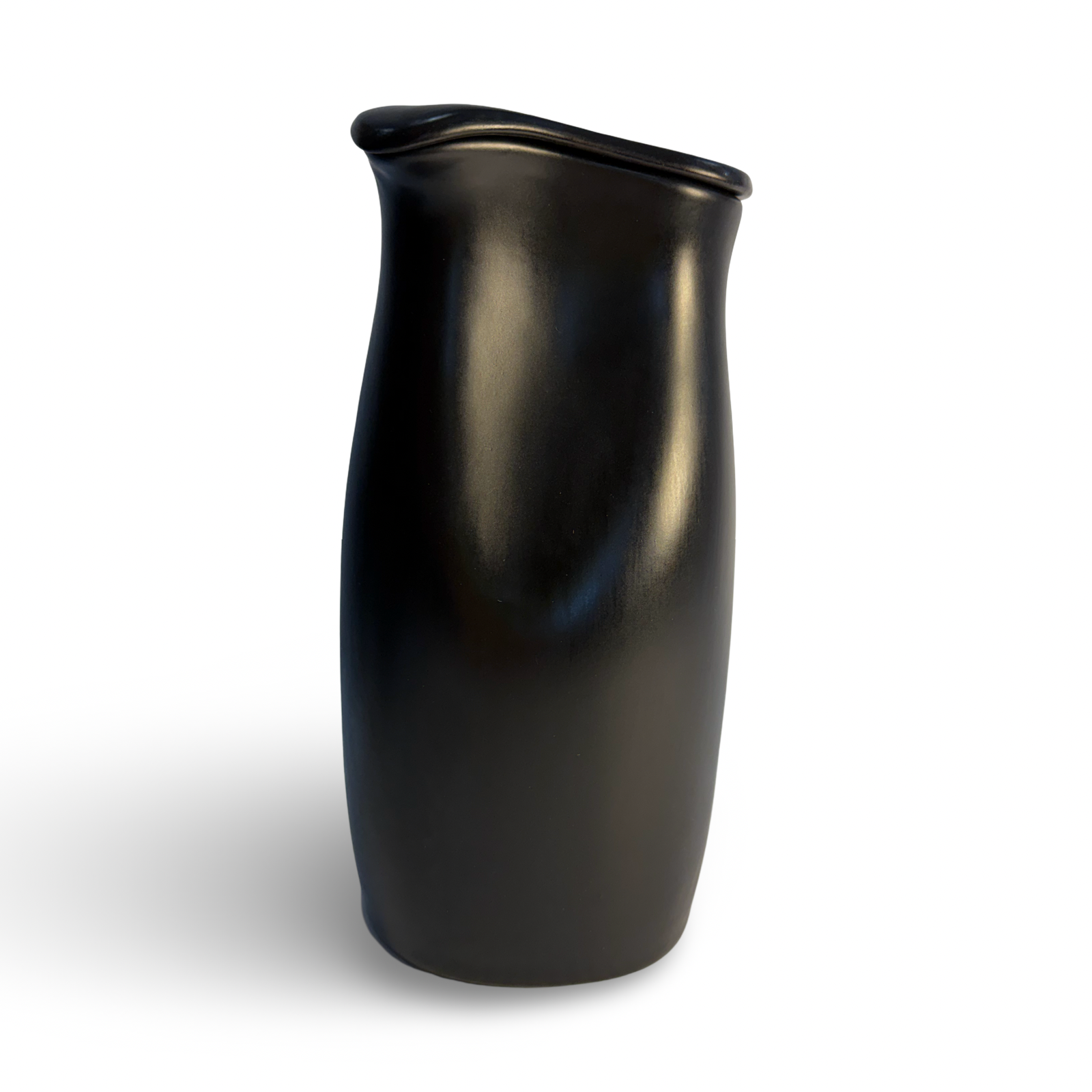 Black Lidded Icebox Carafe