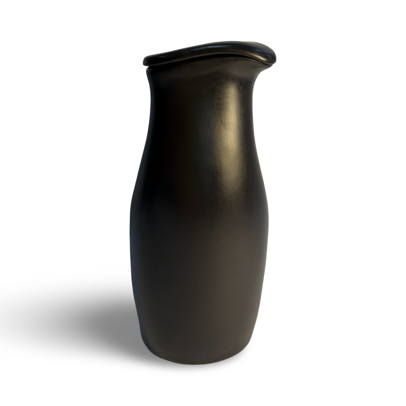 Black Lidded Icebox Carafe