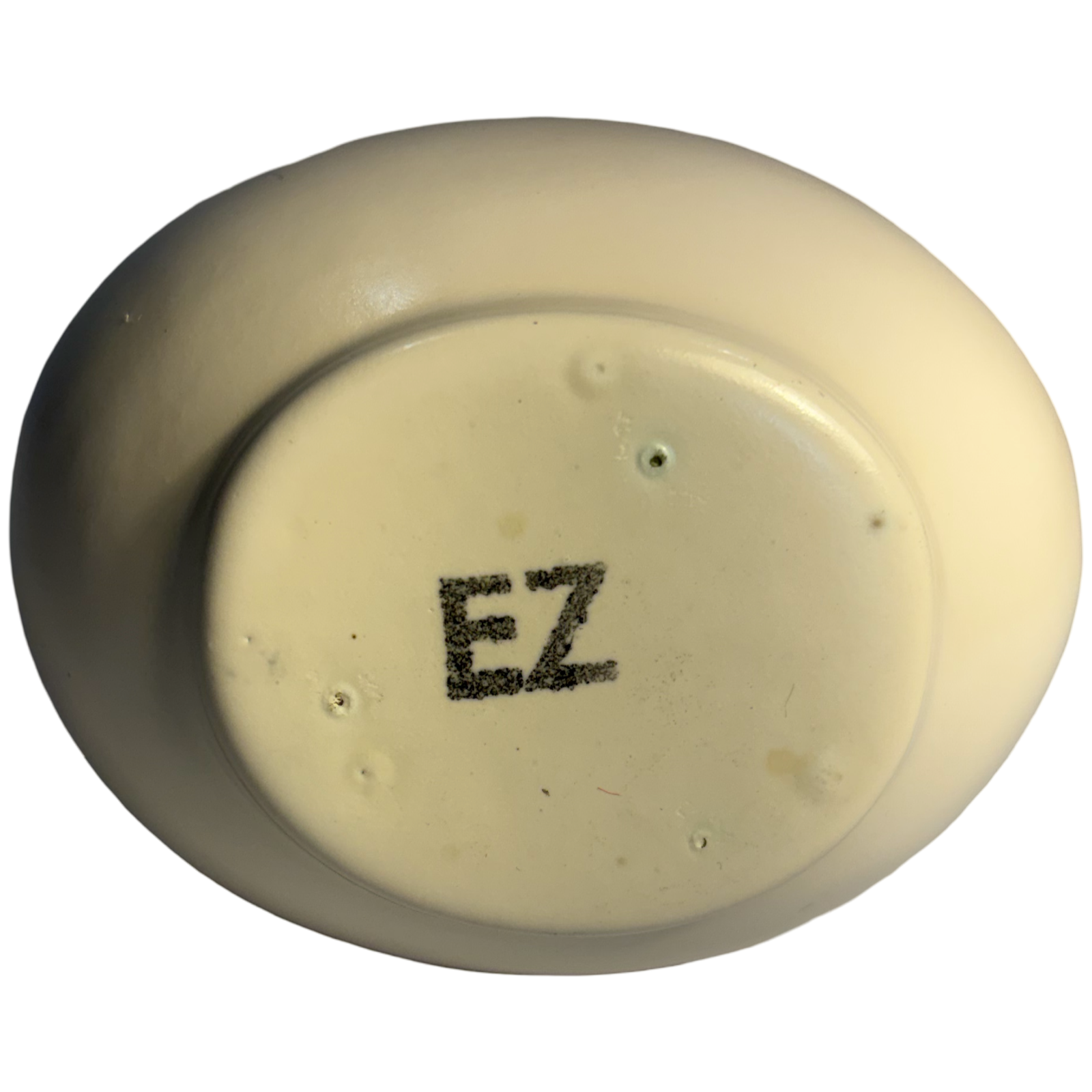 White Glazed Earthenware Bud Vase