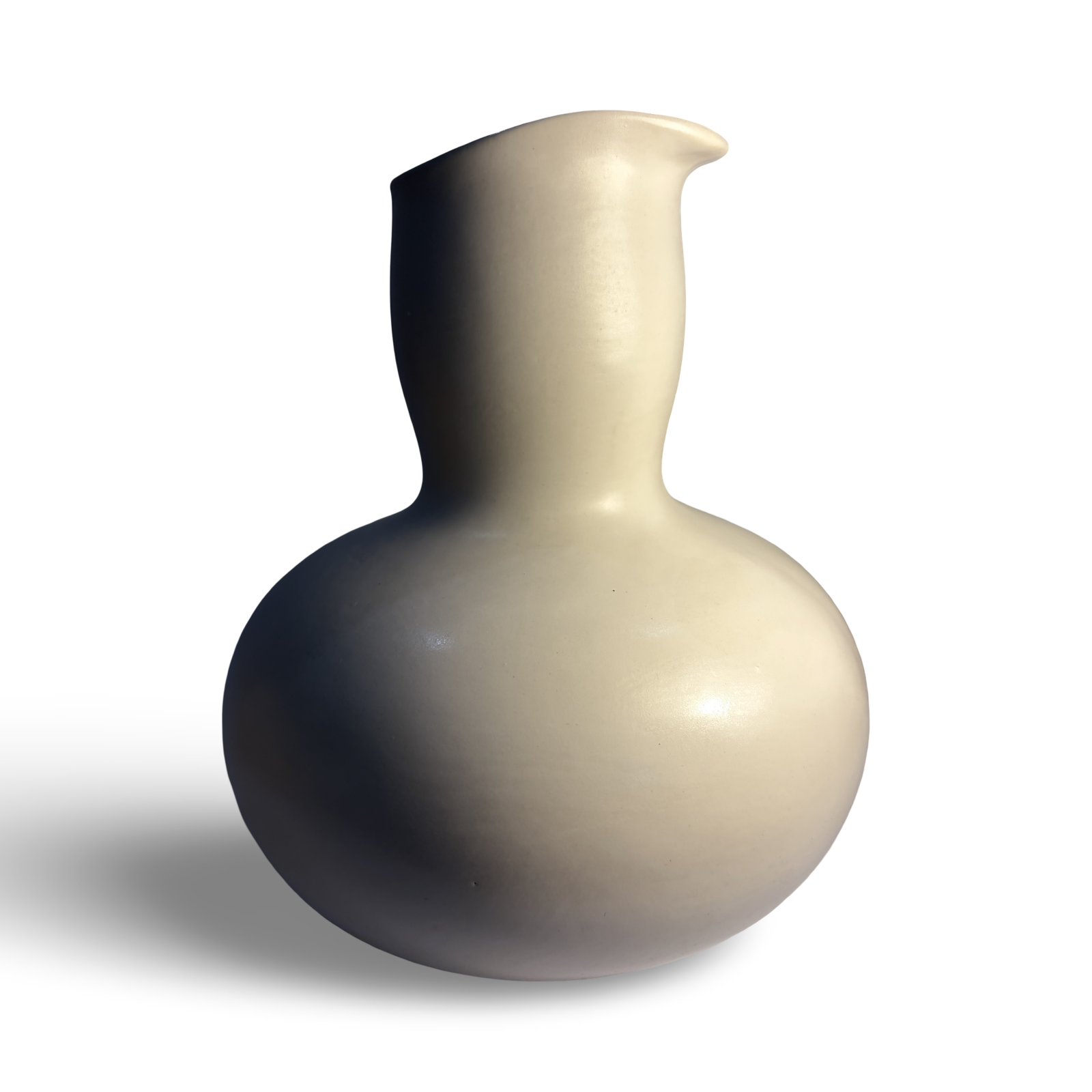 White Earthenware Riverside Pitcher