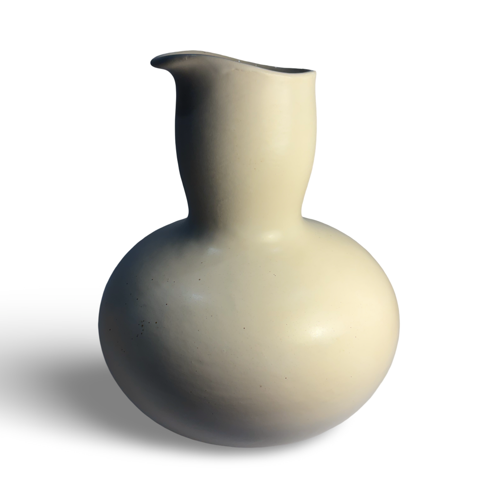 White Earthenware Riverside Pitcher