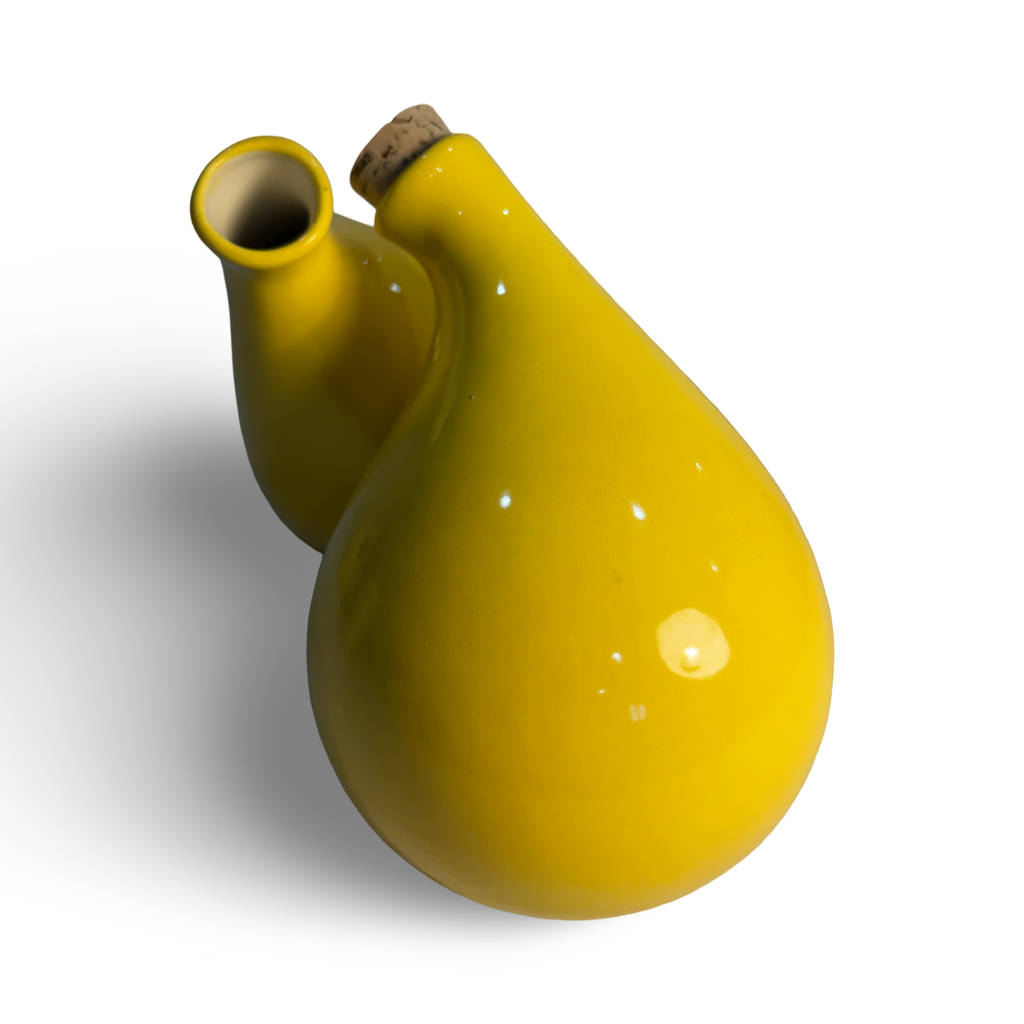 Yellow Oil and Vinegar Cruet Set