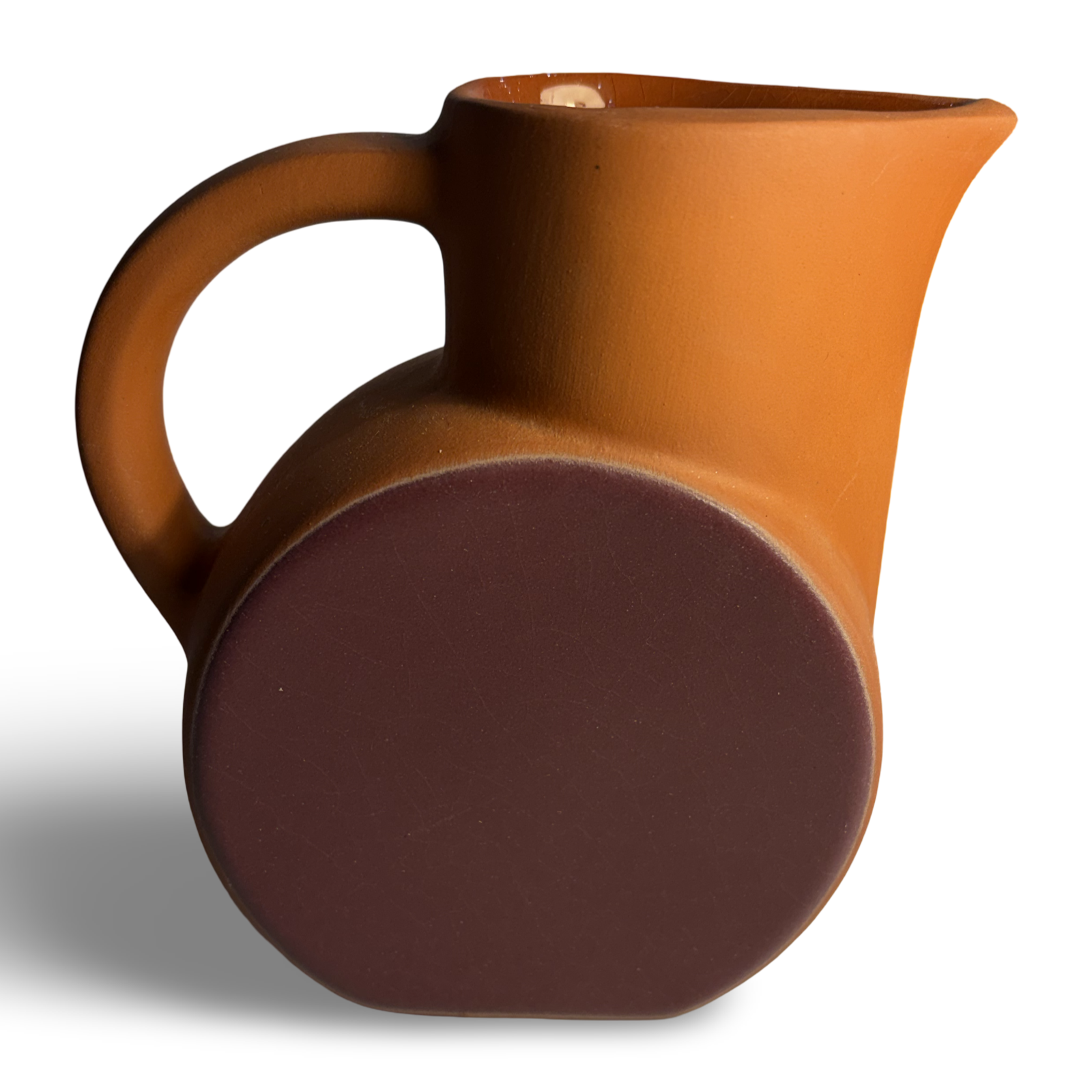 Aubergine Schramberg Terra Cotta Pitcher
