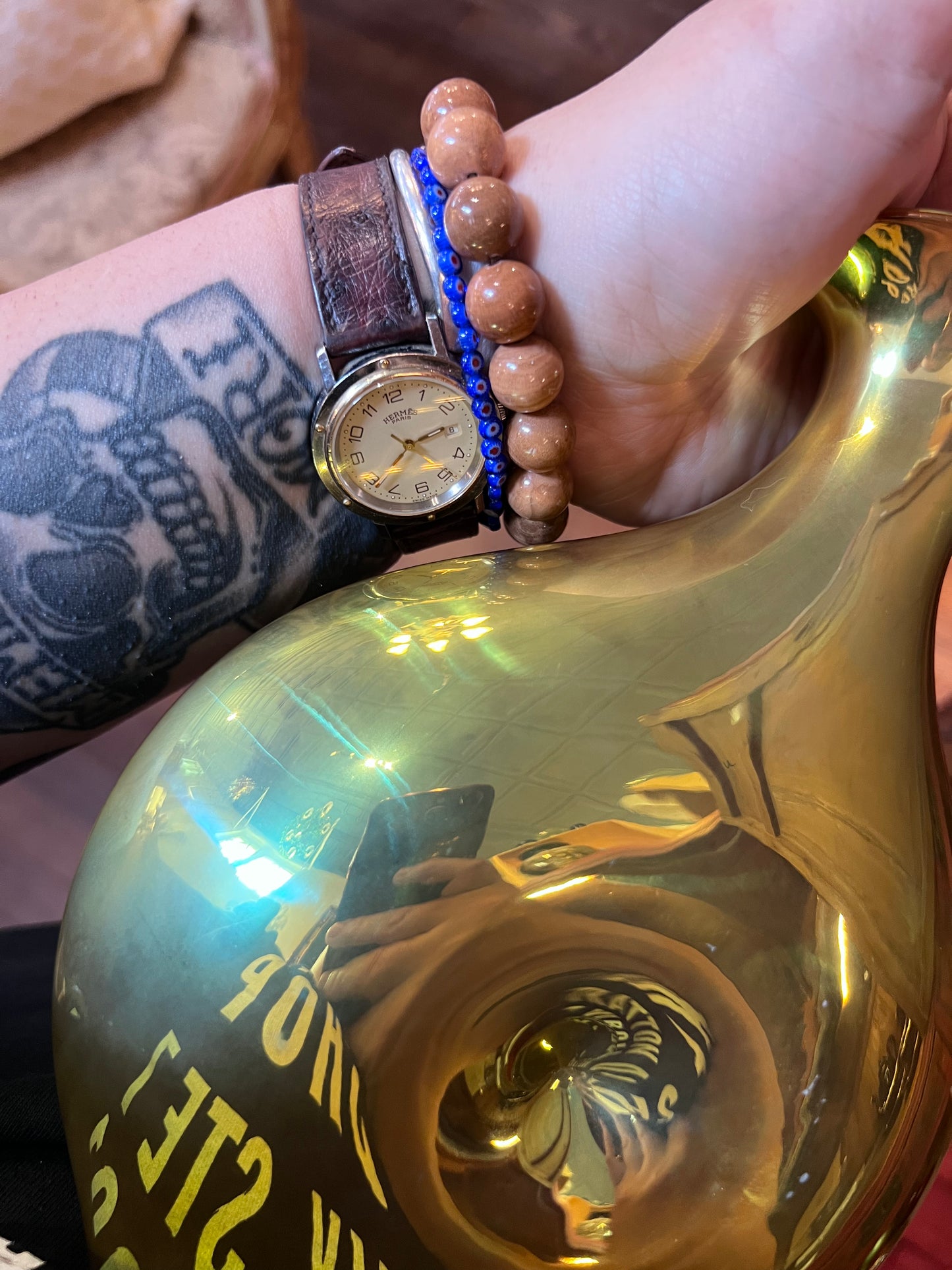 Rare Yellow to Green Zsolnay Belly Button Vase